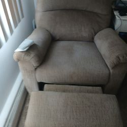 Beige Ashley Recliner