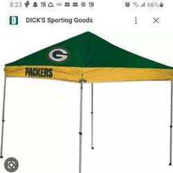 9x9 greenbay pop up tent