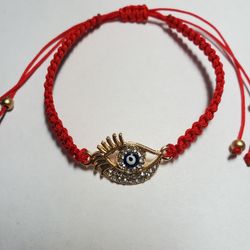 Evil Eye Adjustable Bracelet 