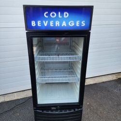 Avanti Commercial 21" x 54"H Glass Door Reach-In Refrigerator 115v