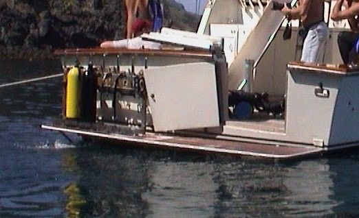 Scuba Tank Rack for Boat Diving