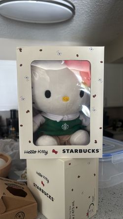 Limited Edition Hello kitty Starbucks Plush