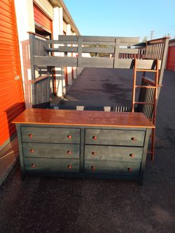 Twin Over Twin Bunk With Dresser