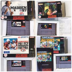 SNES SUPER NINTENDO GAMES $40 for all ( selling all in bundle ONLY !! ) Must pick up
