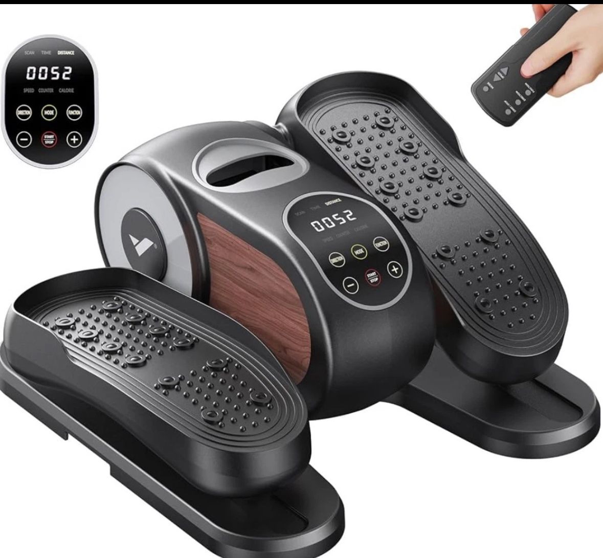 MERACH Under-Desk Elliptical Exerciser | 12 Speeds | Motorized Seated Elliptical