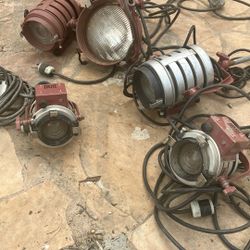 Old movie lights all $100