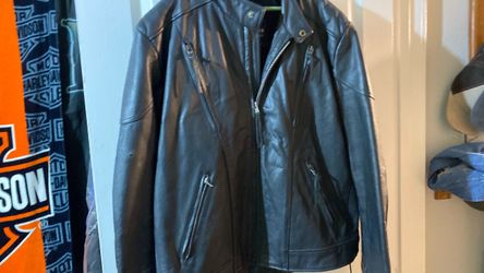 Black Leather Moto Jacket