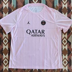 Nike Jordan Paris Saint Germain Academy Pro Fourth Pink Jersey Men’s 2XL Slim Fit