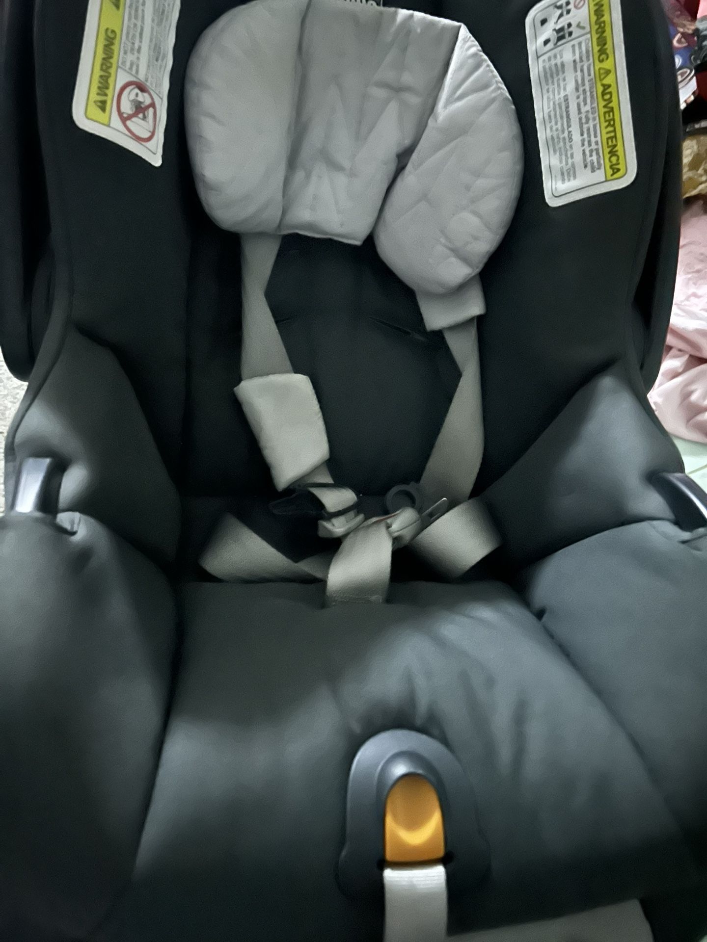 Chicco KeyFit Max ClearTex Infant Car Seat and Base, Rear-Facing Seat for Infants 4-30 lbs., Infant Head and Body Support, Compatible with Chicco Stro