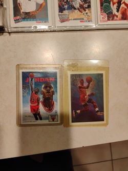 2 Rare Excellent Shape Michael Jordan Cards 