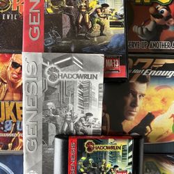 Shadow Run Sega Genesis Cib⭐️ Minty Cart!