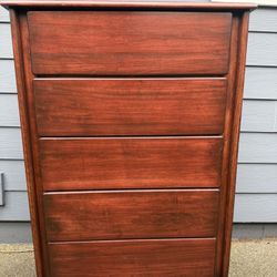 High Boy MCM Style Dresser Rosewood