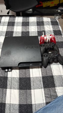 PS3 Slim with Controllers