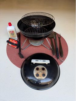 Complete Weber Smokey Joe Grill Bundle - Everything Included!  Price: $59