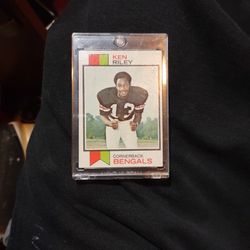 1973 Topps *Ken Riley* (H.O.F. 2023 Inductee)