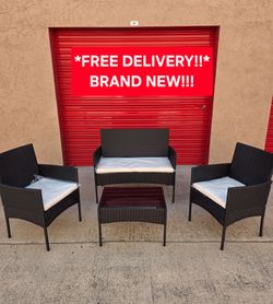 New Small 4 Piece Patio Set