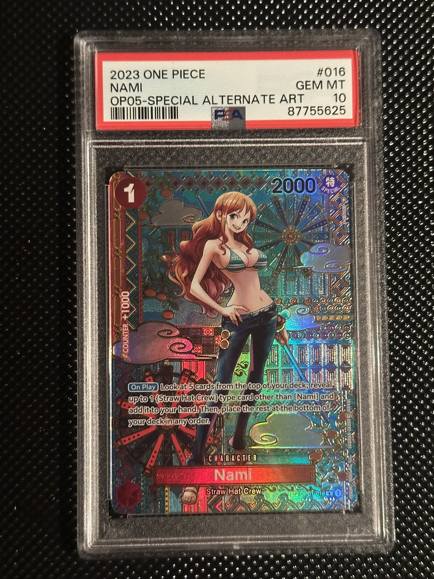 One Piece Nami Sp Op-05 Psa 10