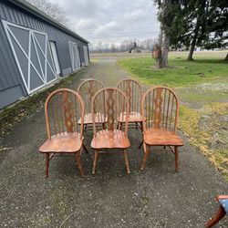 5 Vintage Chairs 