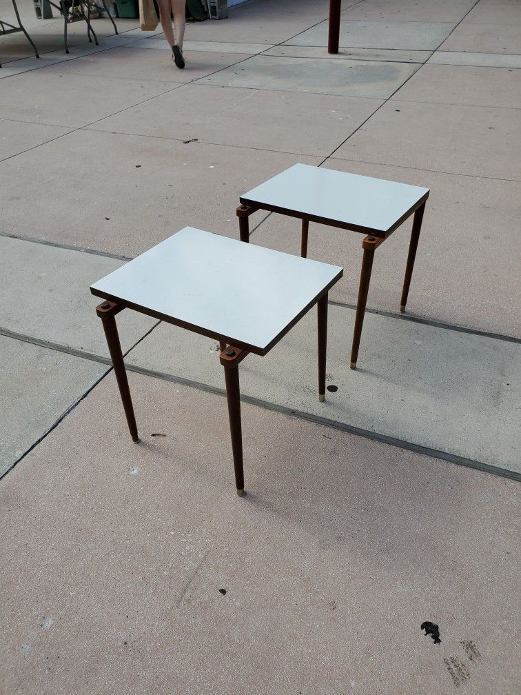 Mid Century modern end tables