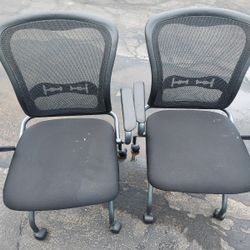 2 Foldable Office Chairs