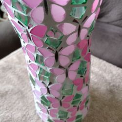 Butterfly Mosaic Elite Flower Vase