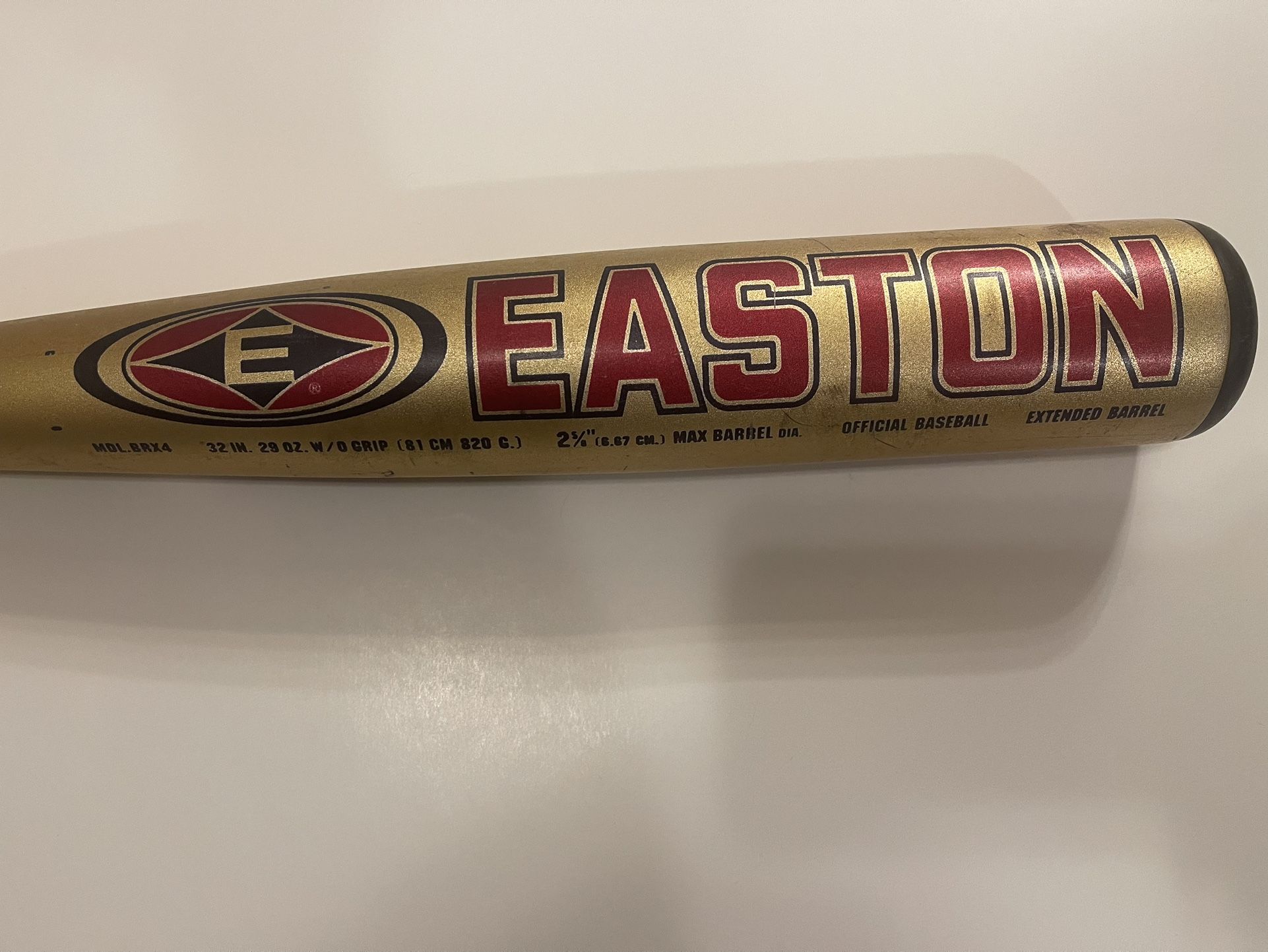 Easton BRX4 Redline Baseball Bat 2 5/8" Extended Barrel C405 3 32