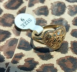 Nugget Heart Ring