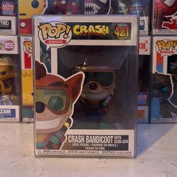 Crash Bandicoot With Scuba Gear Funko Pop 421