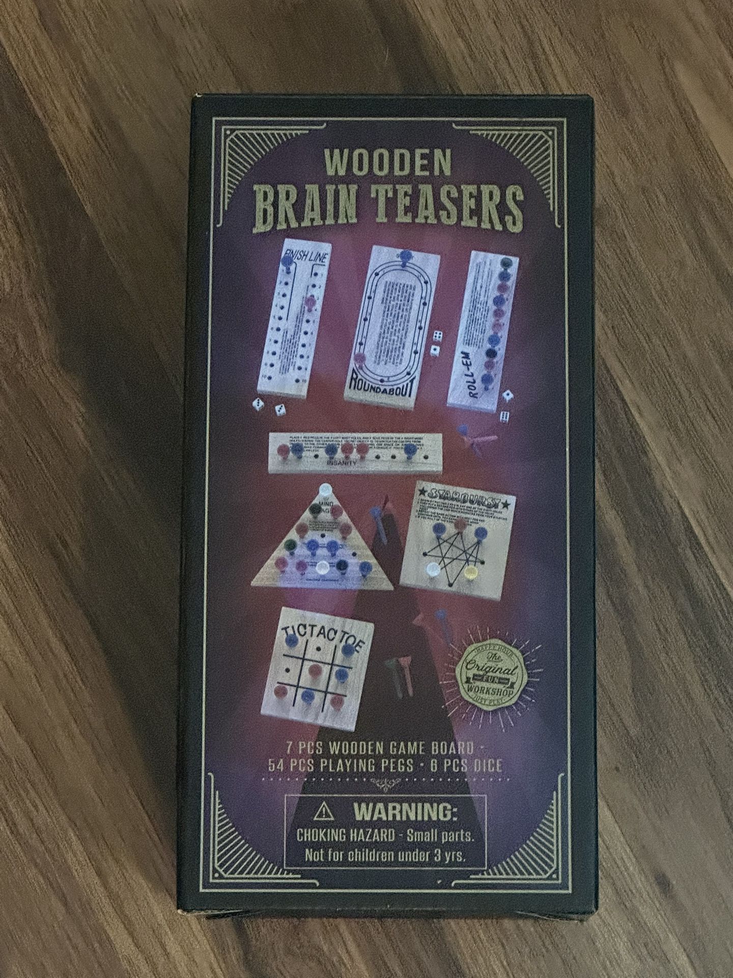 Wooden Brain Teasers New 