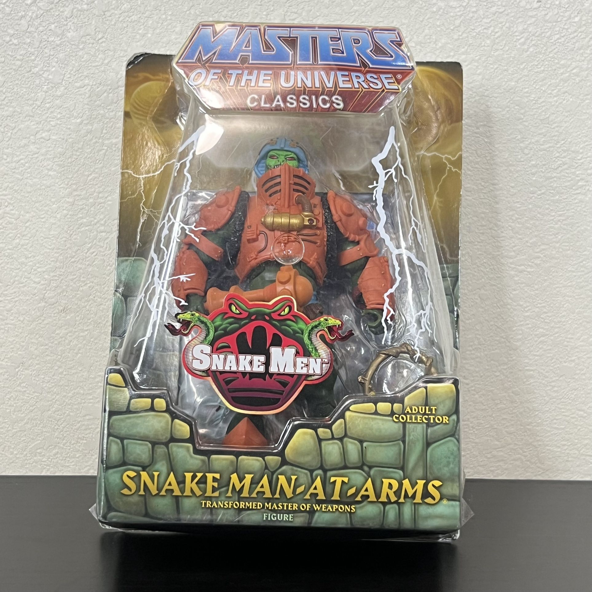 2012 Masters of the Universe Classics MOC 7" Snake Man-At-Arms Figure MOTU