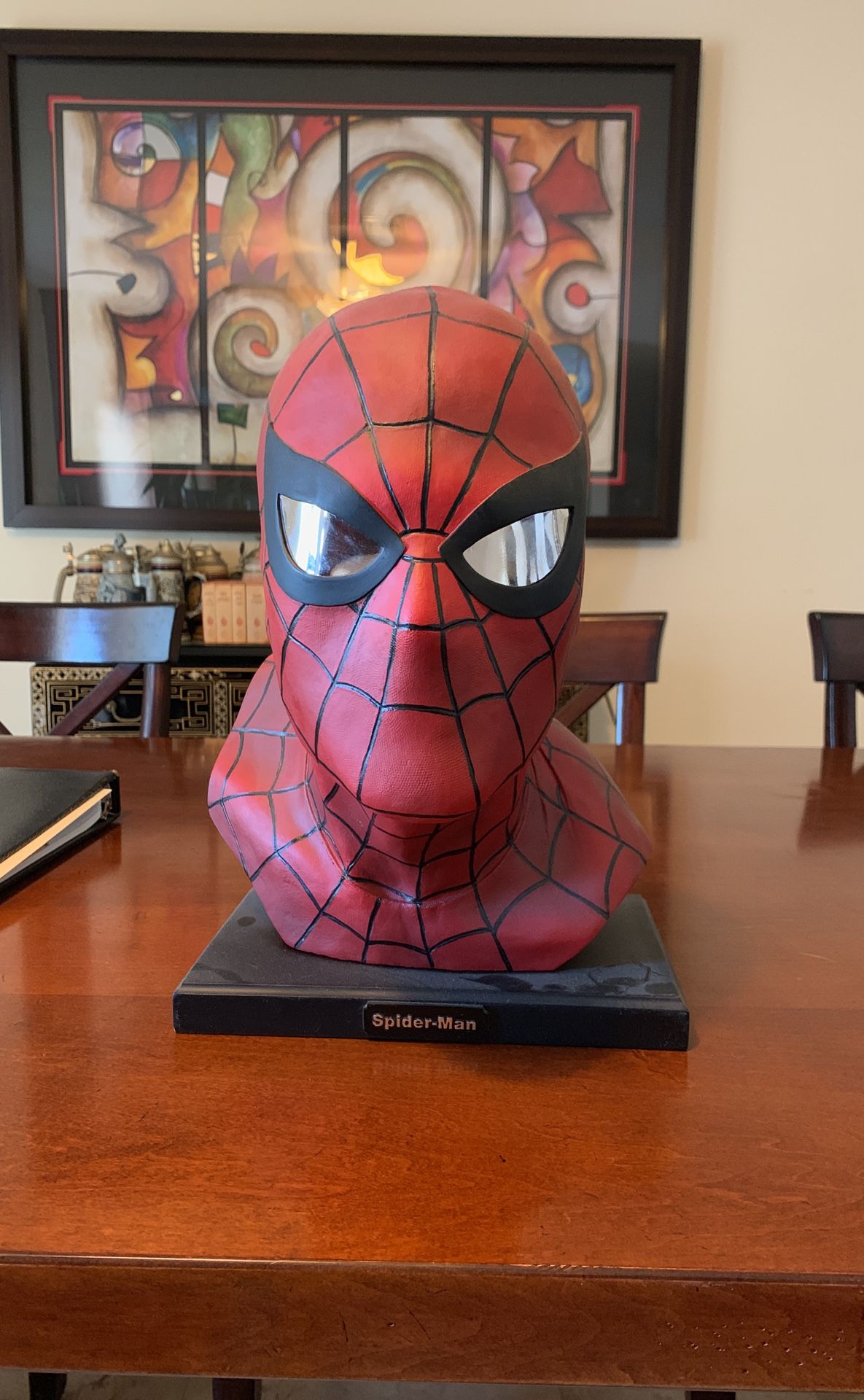Rare SpiderMan Collectable Bust Statue
