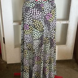 LuLaRoe Maxi Skirt Size S Design Floral