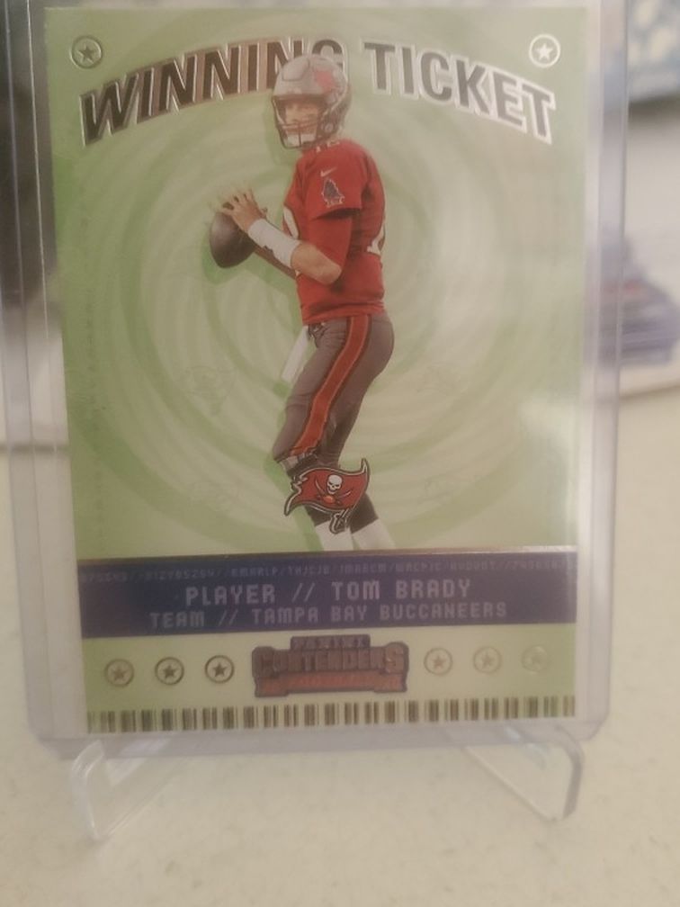 2020 Panini Tom Brandy Winning Ticket