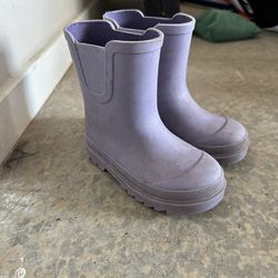 Toddler Girl Purple Rain Boots - Zara