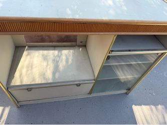 Antique tv stand