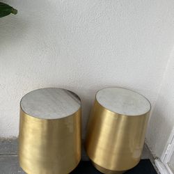 Marble Top End Tables 