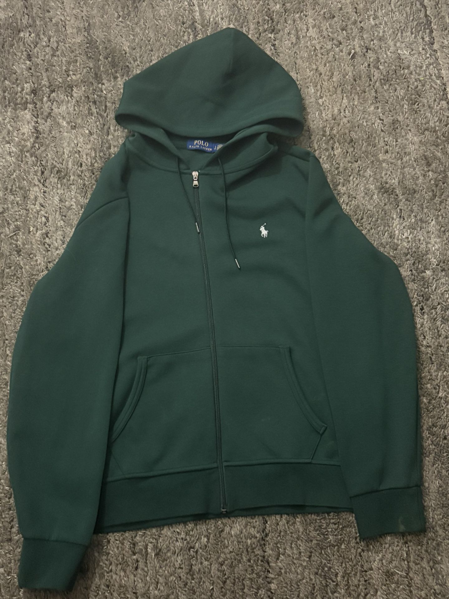 Green Polo Ralph Lauren double Knit sweater 