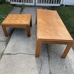 Coffee Table & End Table 