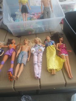 Barbies for sale i have 8 n barbie clothes 5.00 each 40.00 takes it all