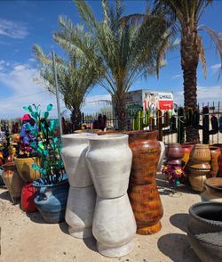 🌷New Pottery for Every Patio, Birdbaths 
Metal Yard Art🌵Cacti, flowers