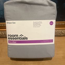 Room Essentials Queen Sheet Set New 