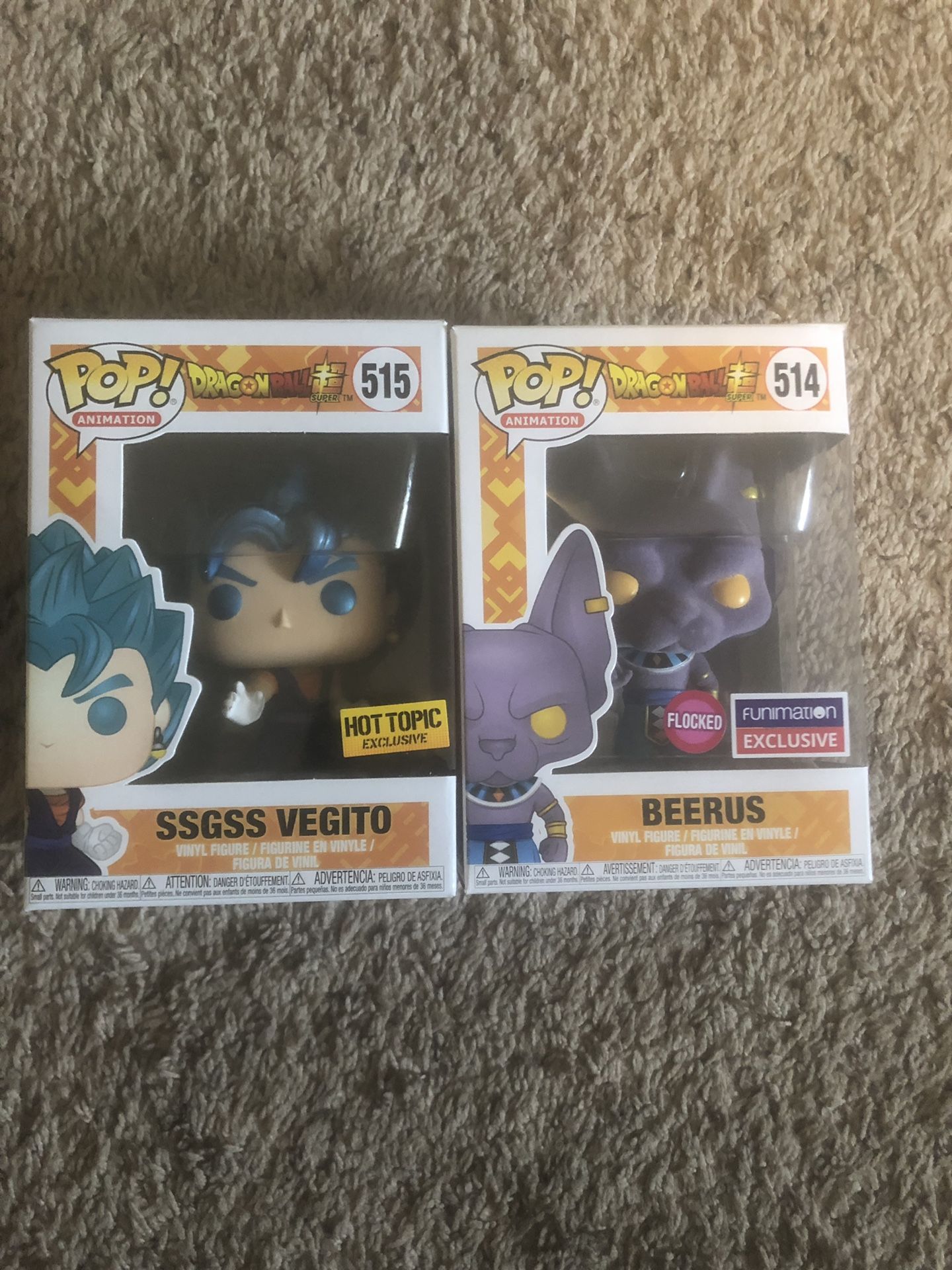 Dragon Ball Z Funko pops