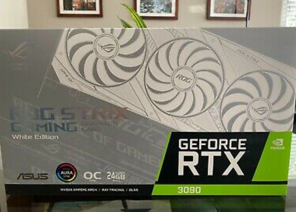 NVIDIA ASUS ROG White Strix GeForce RTX 3090 24GB GDDR6X - Brand New