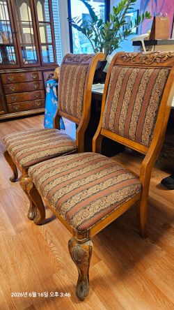 2 Hand-Carved Thai Artisan Chairs