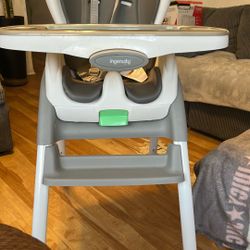 High Chair And Booster Seat.  Slightly Used 