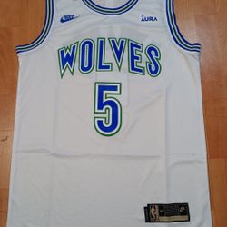 Anthony Edwards Minnesota Timberwolves White Jersey 