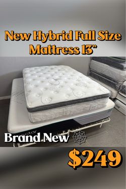 New Hybrid Full Size Mattress 13"