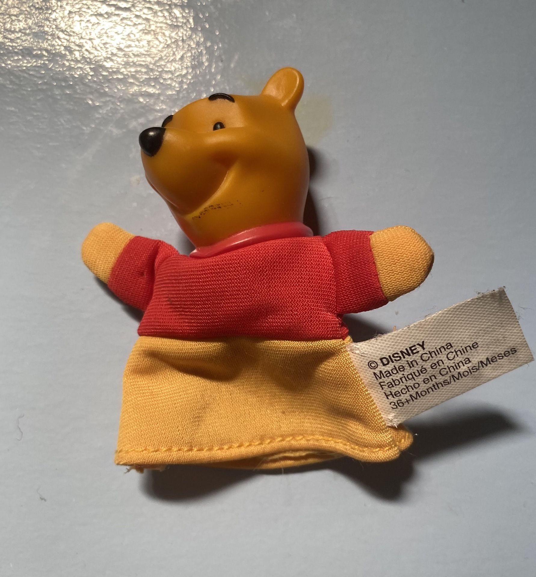 Winnie the pooh vintage finger puppet