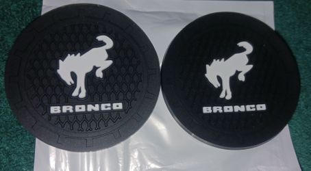 2pc bronco coasters