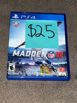 PlayStation video game ps4 ps5 (Blue) Madden NFL Football 16
